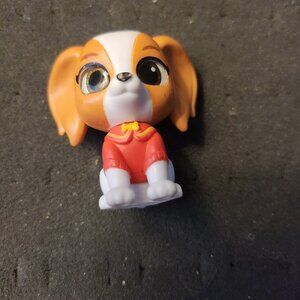 TWO(2) PAW PATROL FIGURES PUPPY PAWS AND THE MIGHTY MOVIE PUP SQUAD RACER